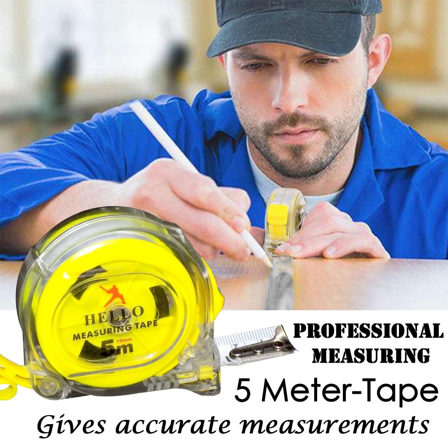 Professional Measuring Tape (5 Meter)
