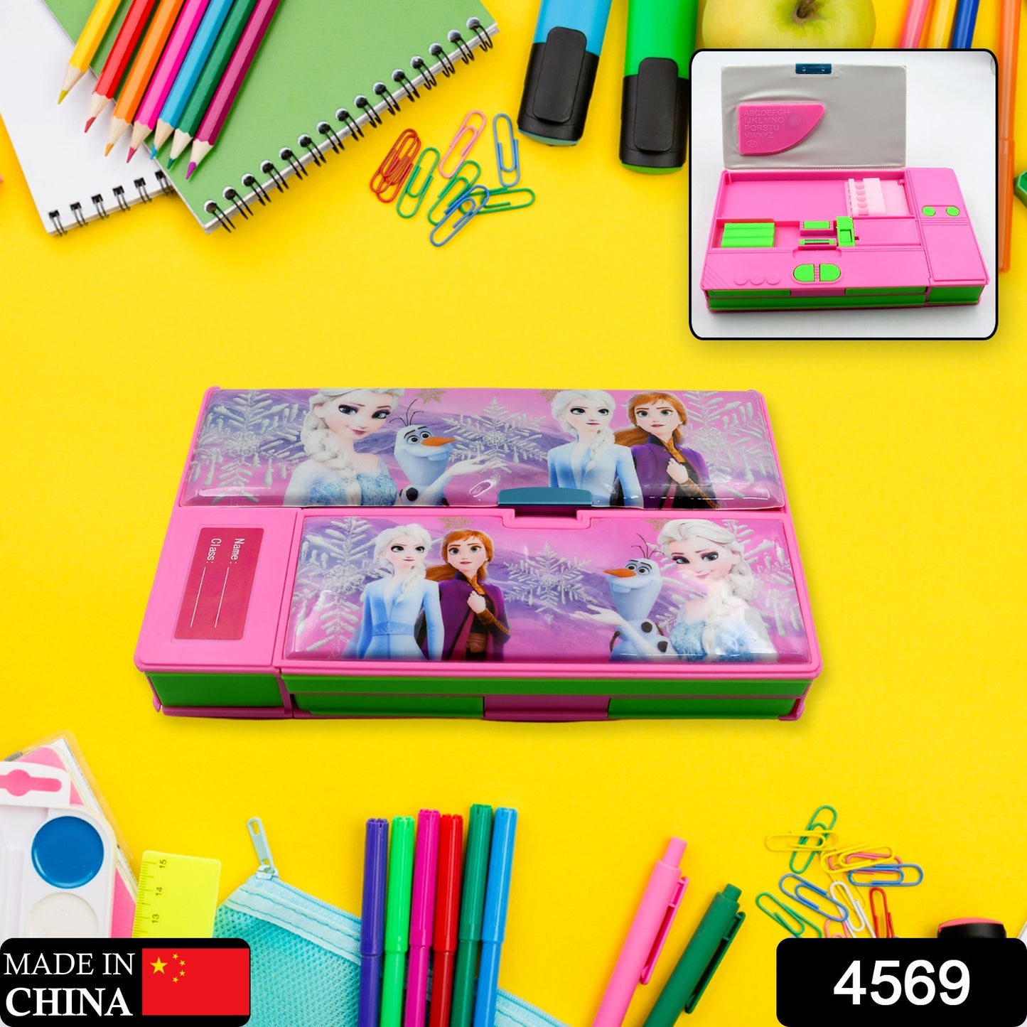 Jumbo Pencil Box Compass With Calculator