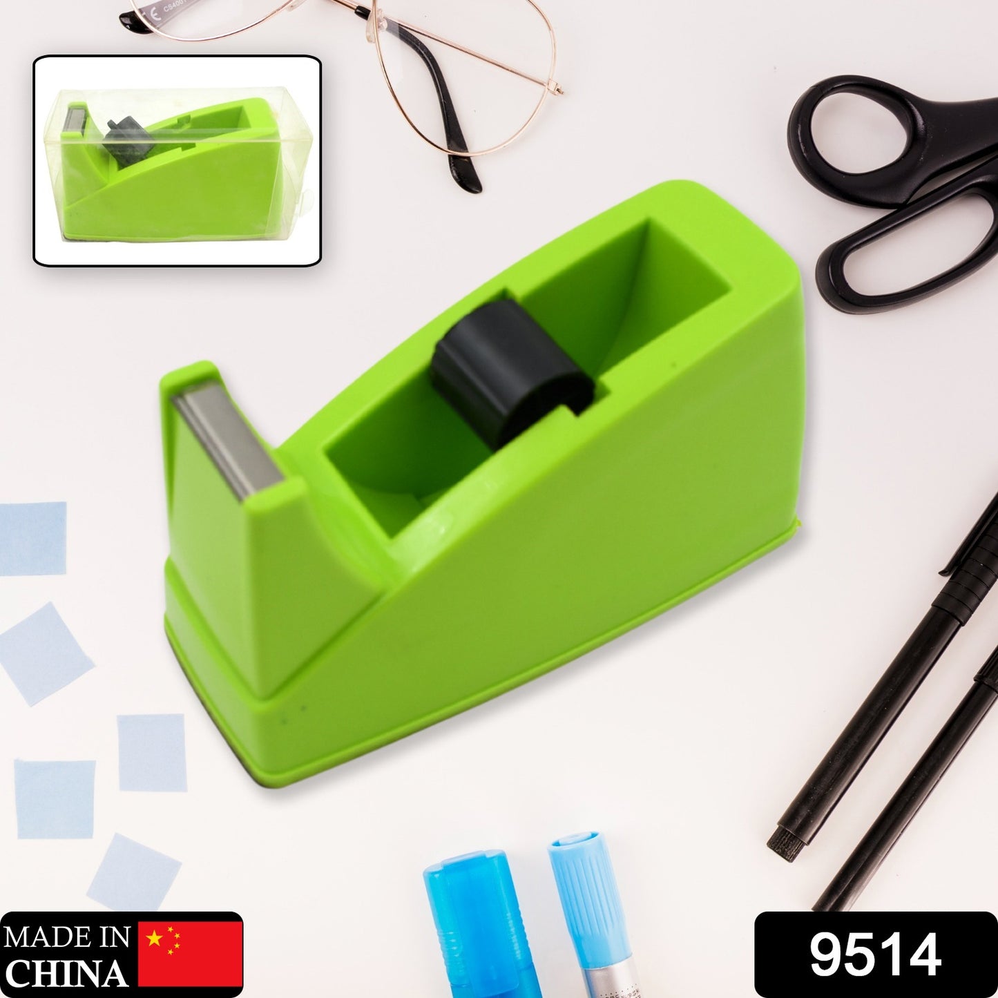 Plastic Tape Dispenser Cutter For Home Office (1 Pc 515 Gm)