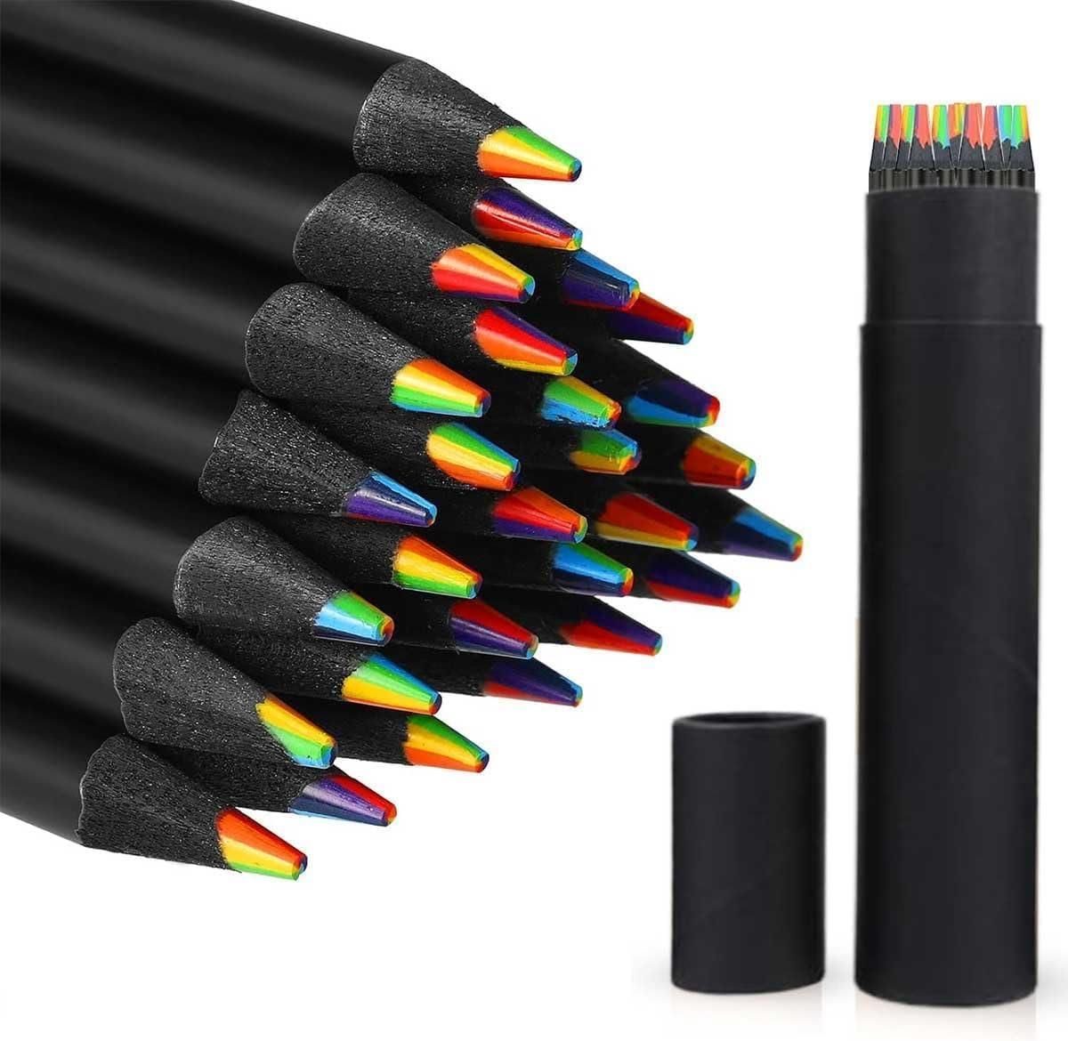 12 Pieces Rainbow Color Pencils