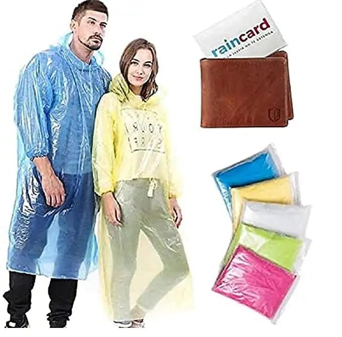 Knee -Length solid color Raincard pack of - 3