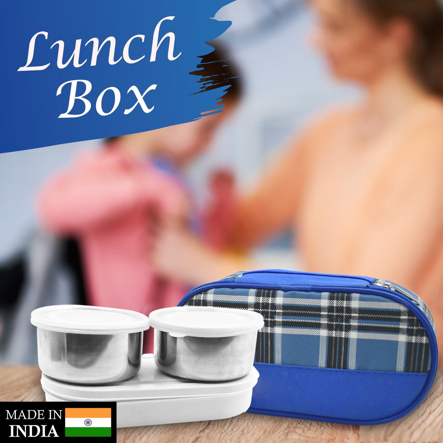 Corporate Lunch Stainless Steel Containers (Set Of 3)