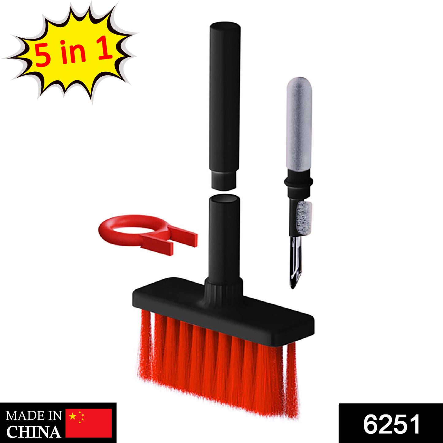 5in1 Multi-function Soft Dust Clean Bush For Computer Cleaning