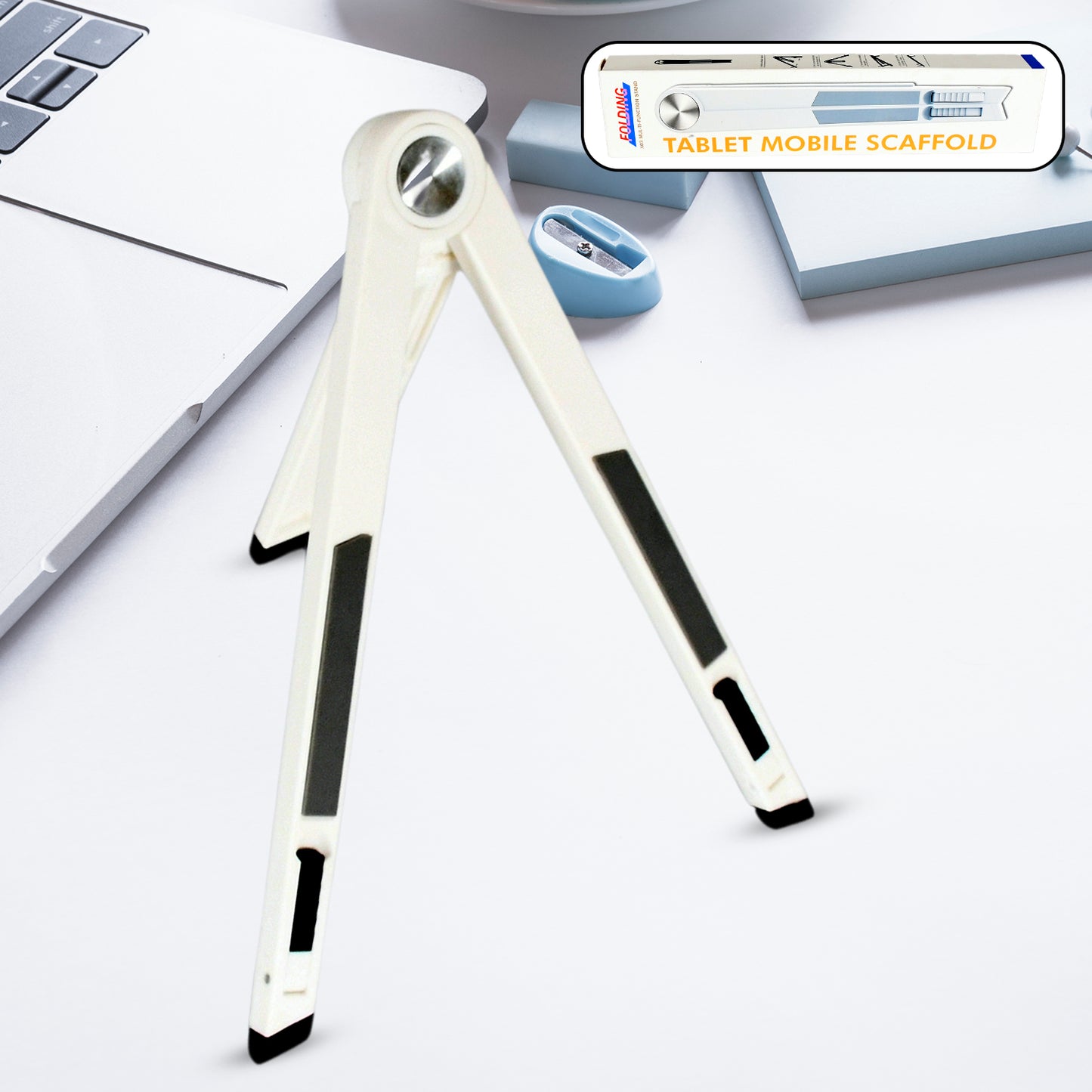 Slim Tablet Mobile Stand Adjustable Foldable Tablet (1 Pc)