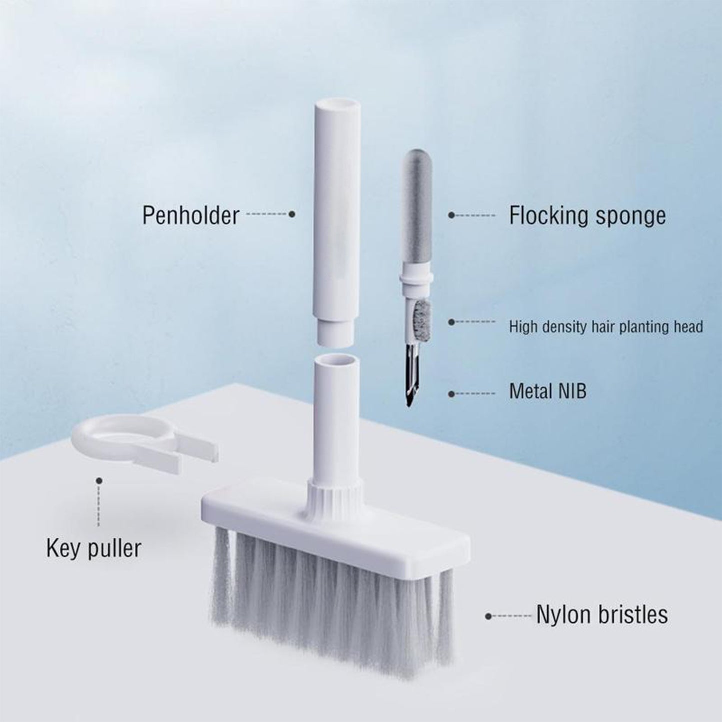 5in1 Multi-function Soft Dust Clean Bush For Computer Cleaning