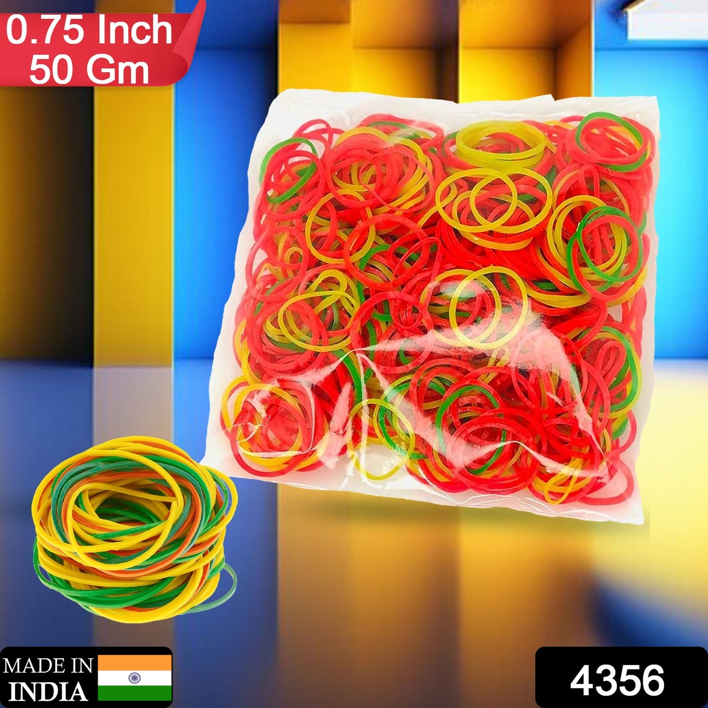 Rubber Band For Officehome And Kitchen Accessories Item Products (0.75 Inch 50 Gm)
