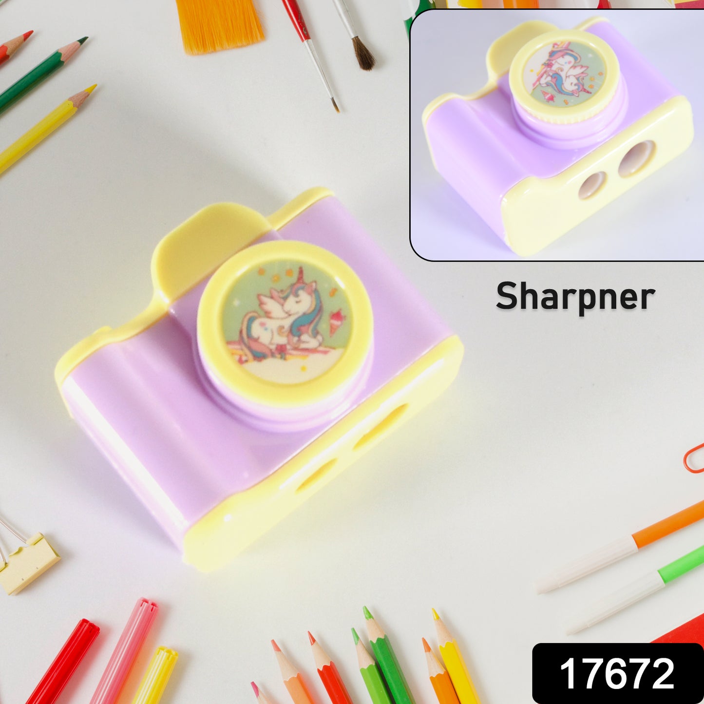 Camera Shape Pencil Sharpener