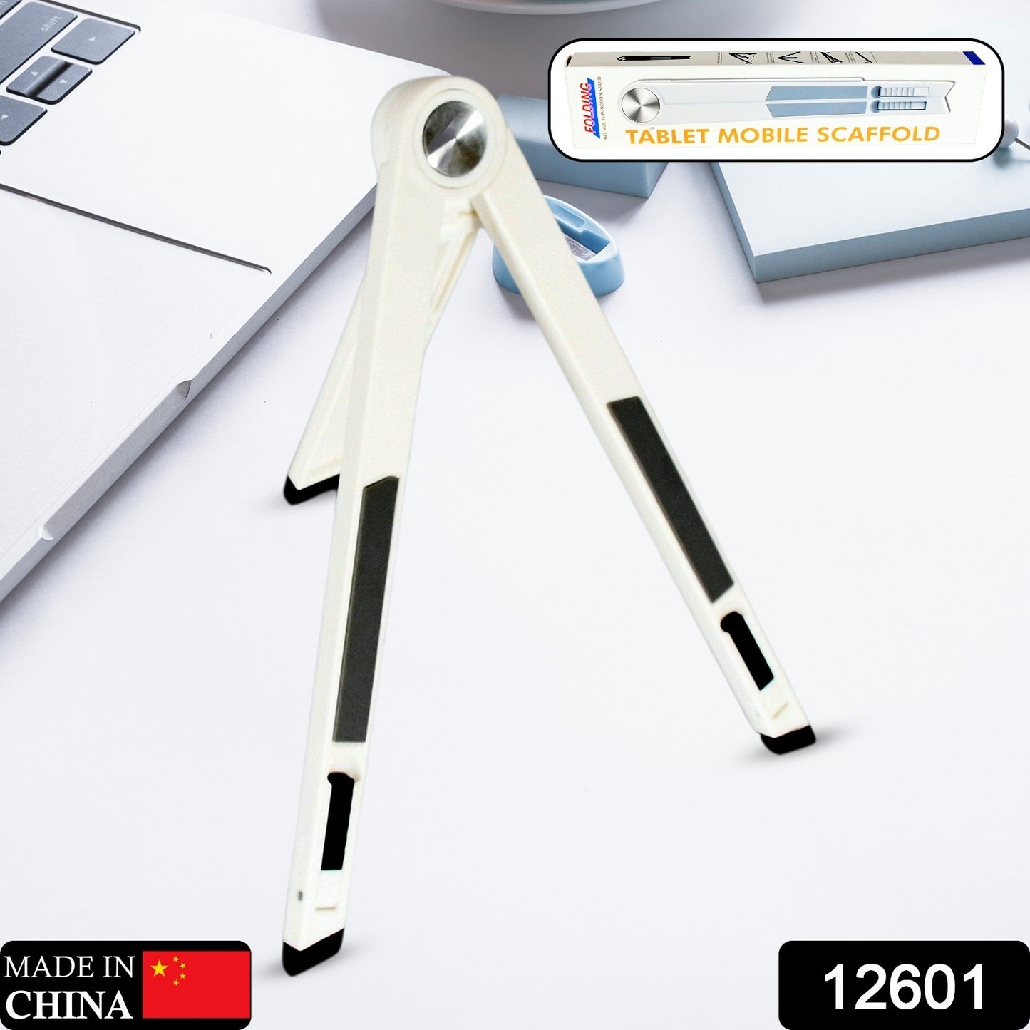 Slim Tablet Mobile Stand Adjustable Foldable Tablet (1 Pc)