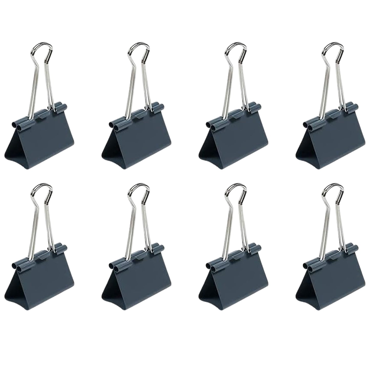 Paper Holding Binder Clips Paper Clips (8 Pcs Set Mix Color)