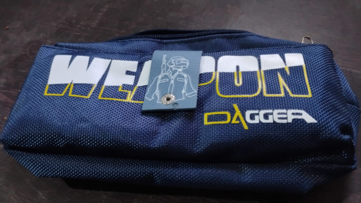 Pencil Pouch With Zipper 1 Pc 2 Compartment)