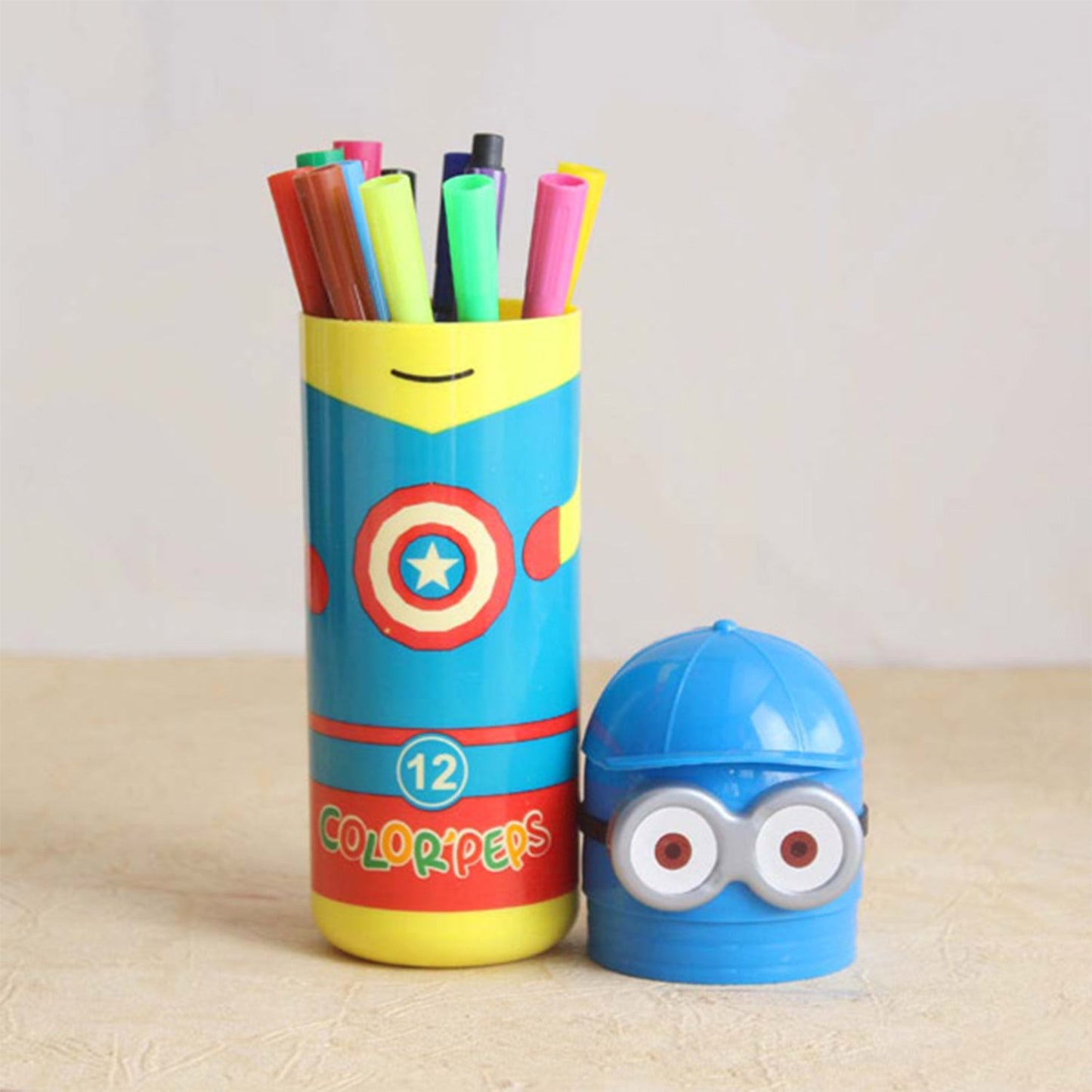 Minions Sketch Pen Set With Attractive Designed Case