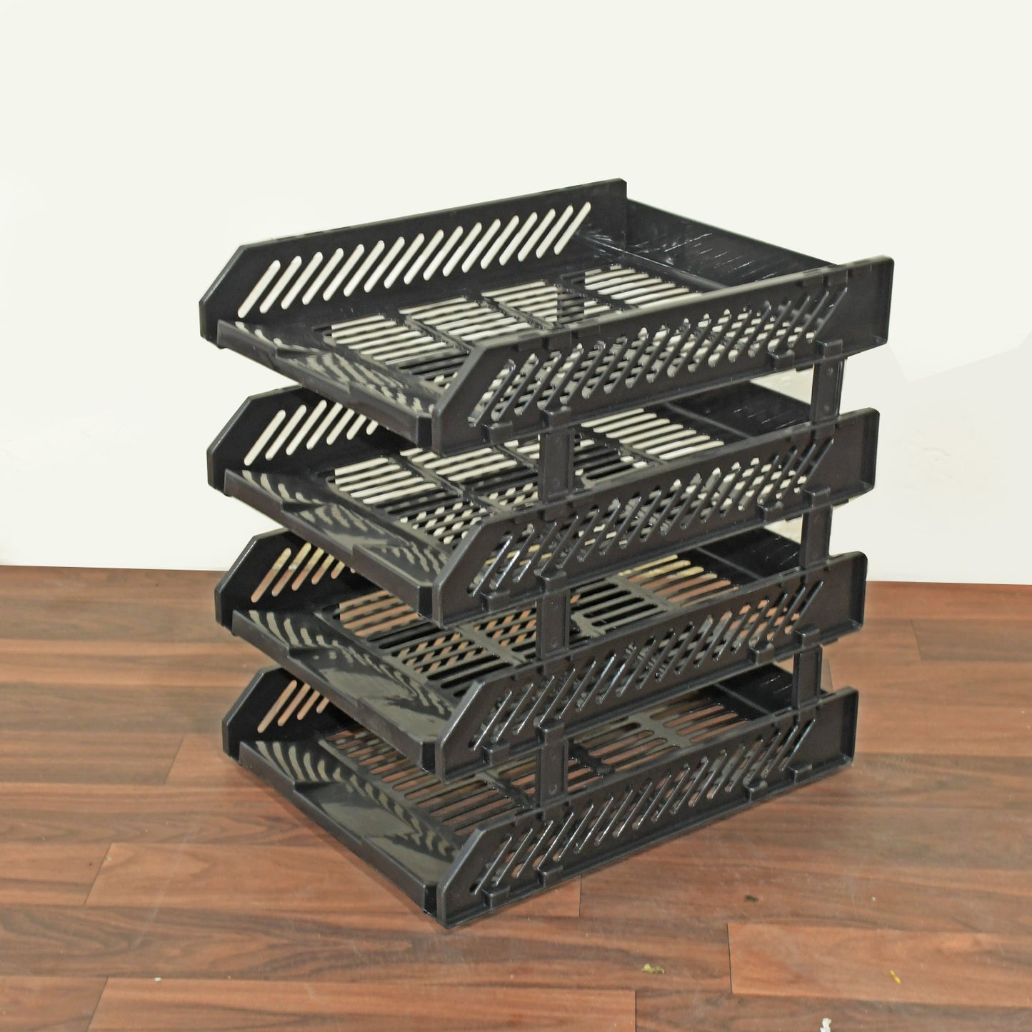 File Cabinets Storage Rack Magazine Newspaper Rack Filing Cabinet Four-layer File Rack Stacking Rack (4 Layer)