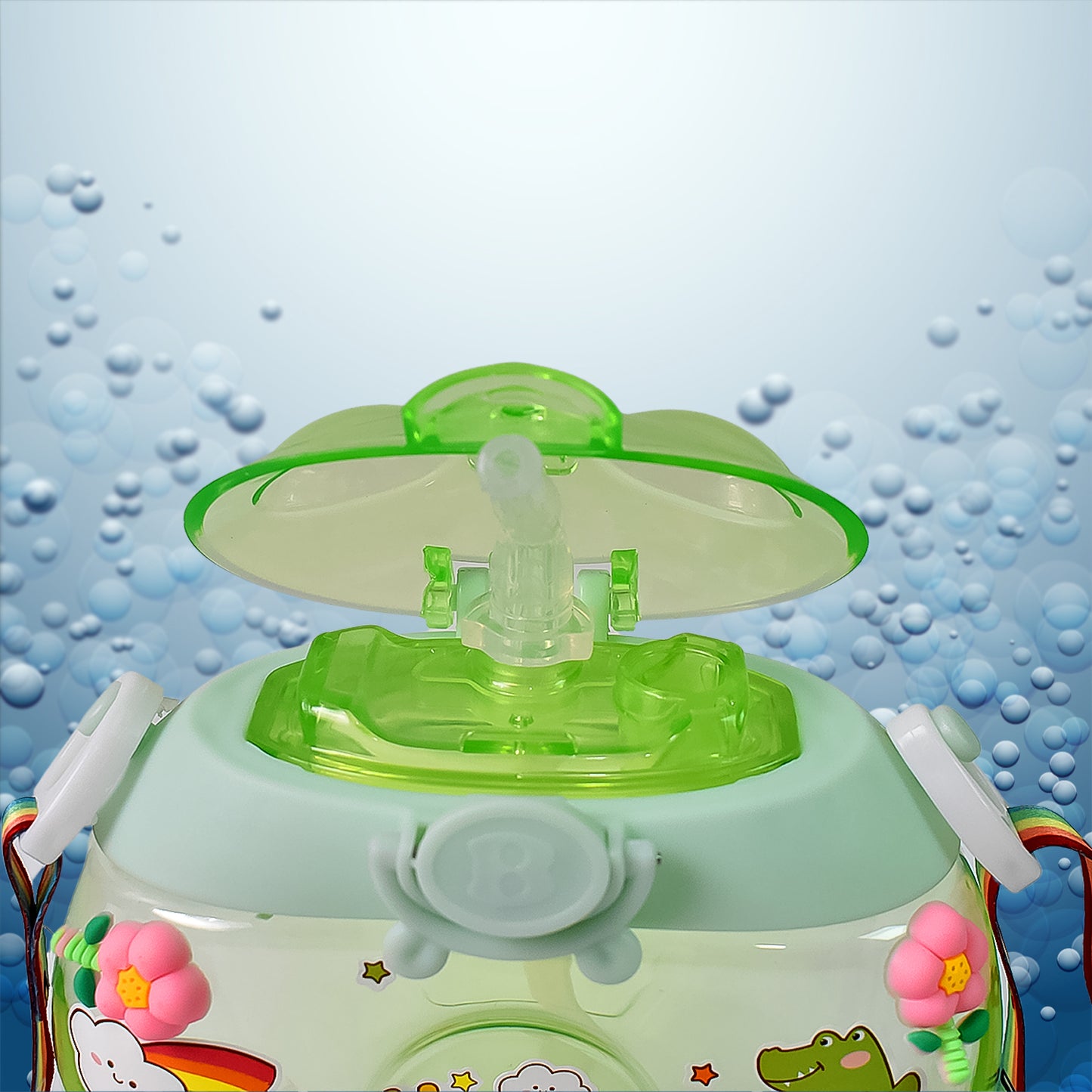 Donut Water Bottle Sipper Bottle for kids (1 Pc 400 Ml Approx)