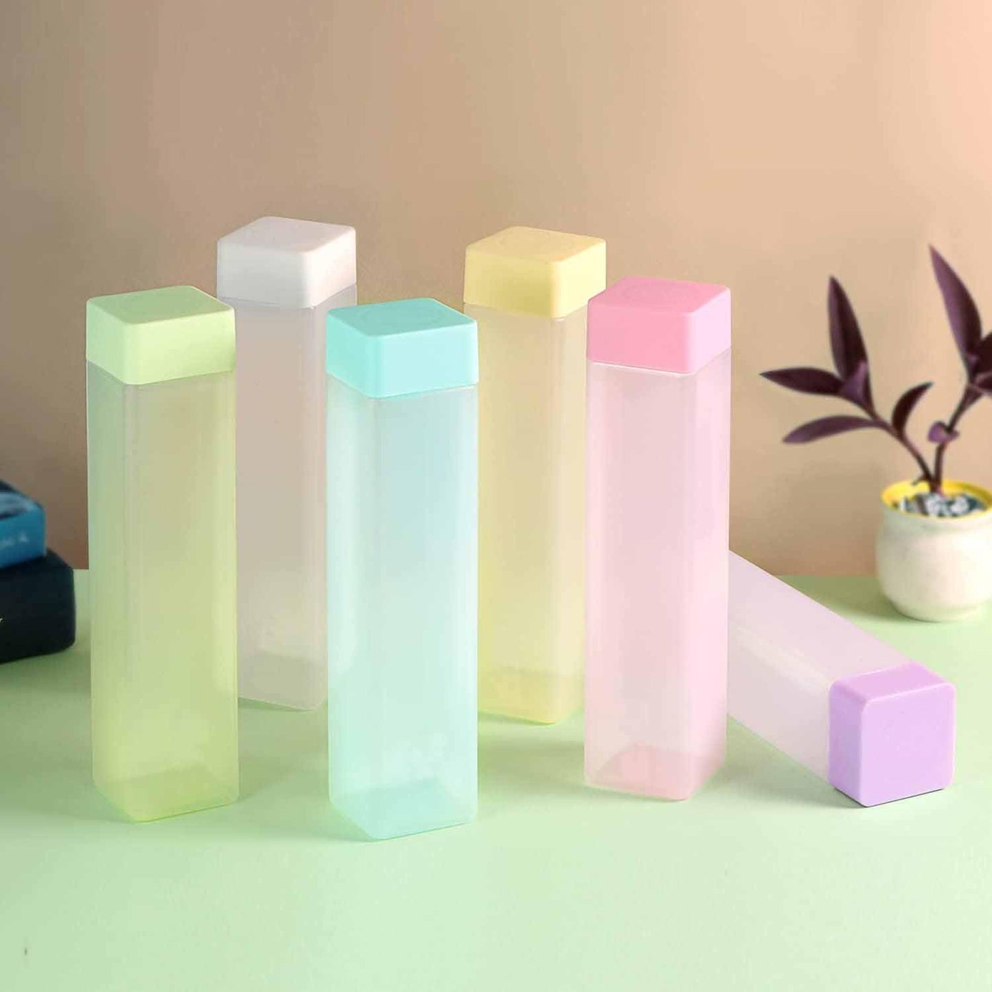 Large Capacity Plastic Water Bottle (6 Pcs Set)