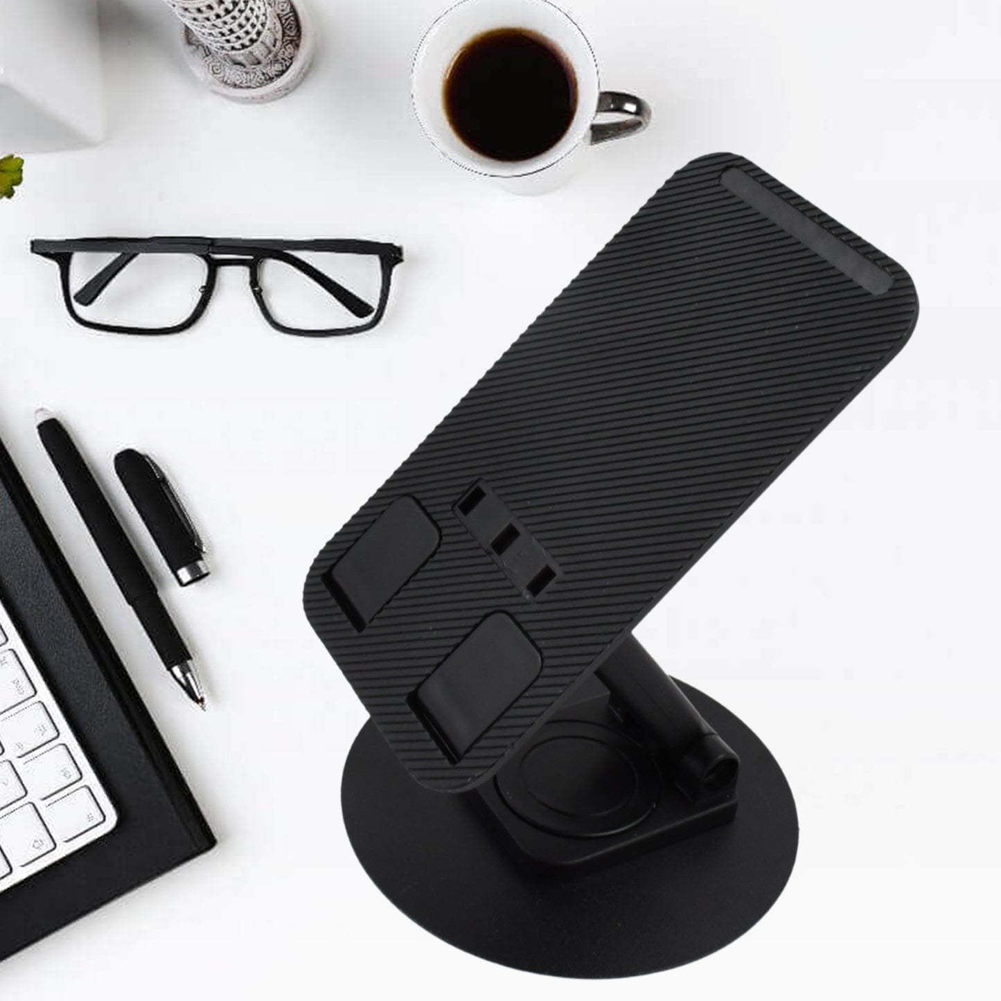 Mobile Holder Rotating Foldable Stand Height Angle Adjustable (1 Pc)