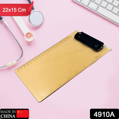 Transparent Plastic Clipboard Pad