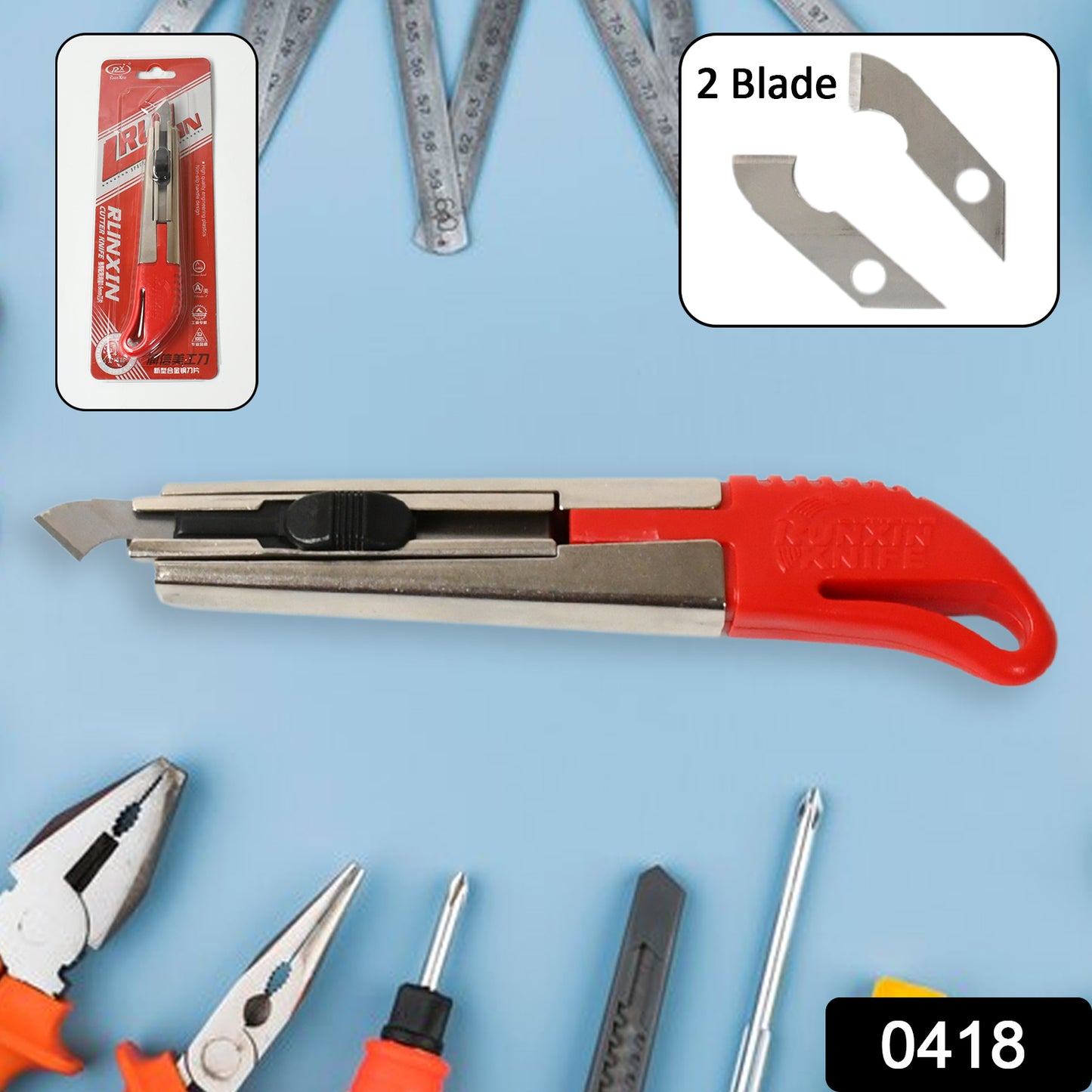 Multi-use Plastic Cutter With  Blade And Precision Knife