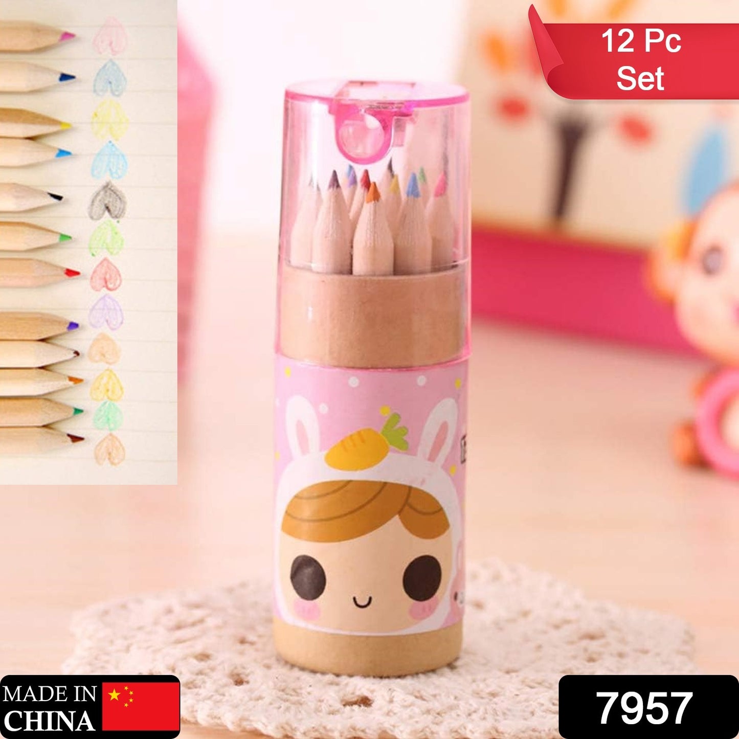 Artist Colouring Pencils Set with Sharpener