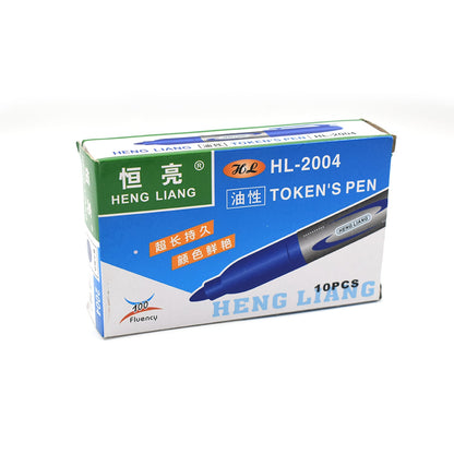 10pc Blue Marker And Pen Used In Studies And Teaching White Boards
