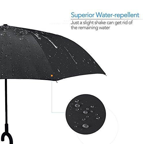 Printed Windproof Reverse Umbrella
