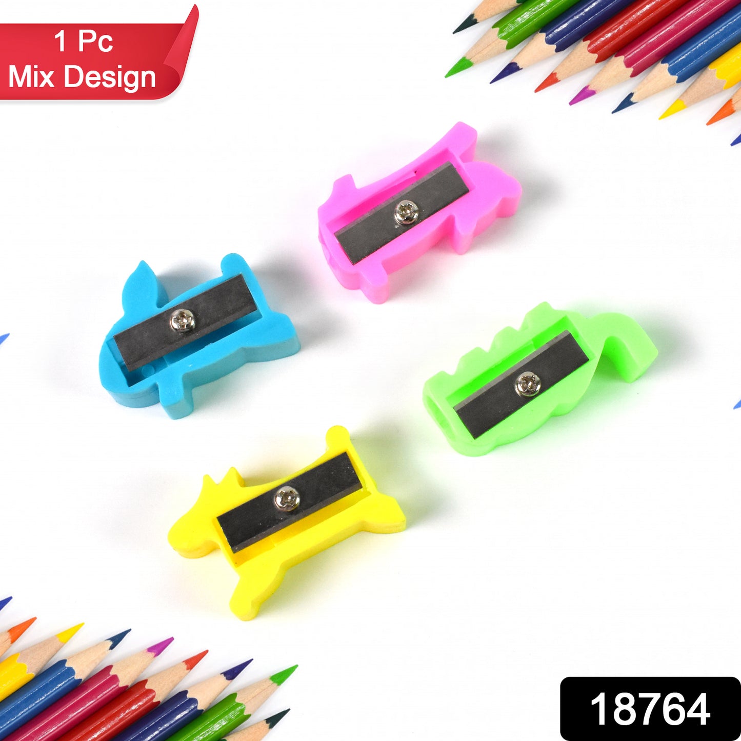Plastic Small Cute Pencil Sharpener