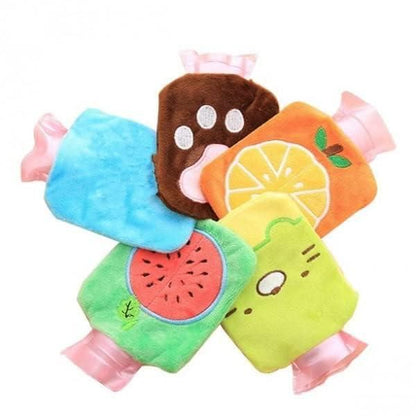 Small Hot Water Rubber Bottle Bag for Pain Relief Therapy