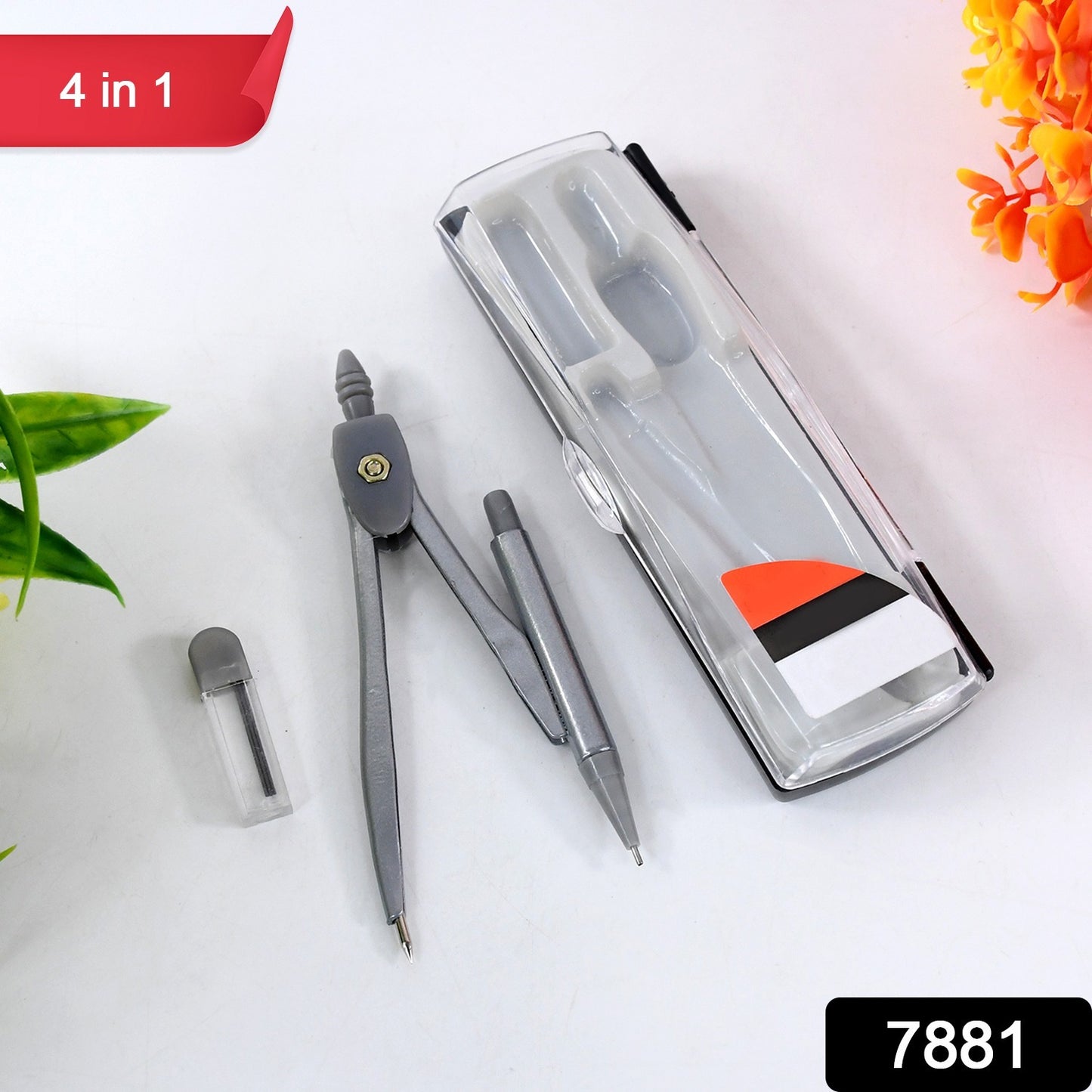 4-in-1 Premium Geometry Compass Set