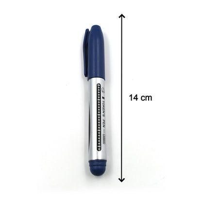 10pc Blue Marker And Pen Used In Studies And Teaching White Boards