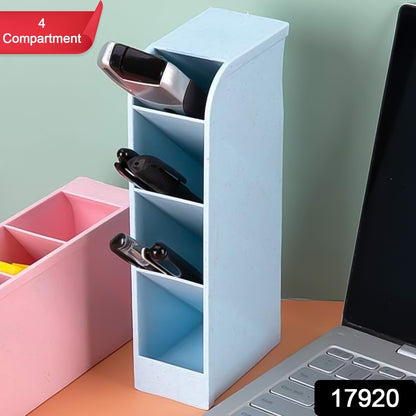 Multipurpose 4 Compartment Pen Holder(1 Pc)