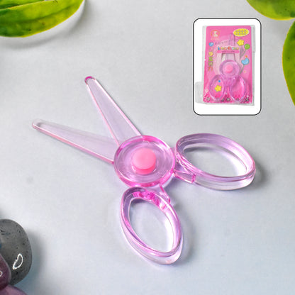 Plastic Child-safe Scissor (1 Pc  Mix Color)