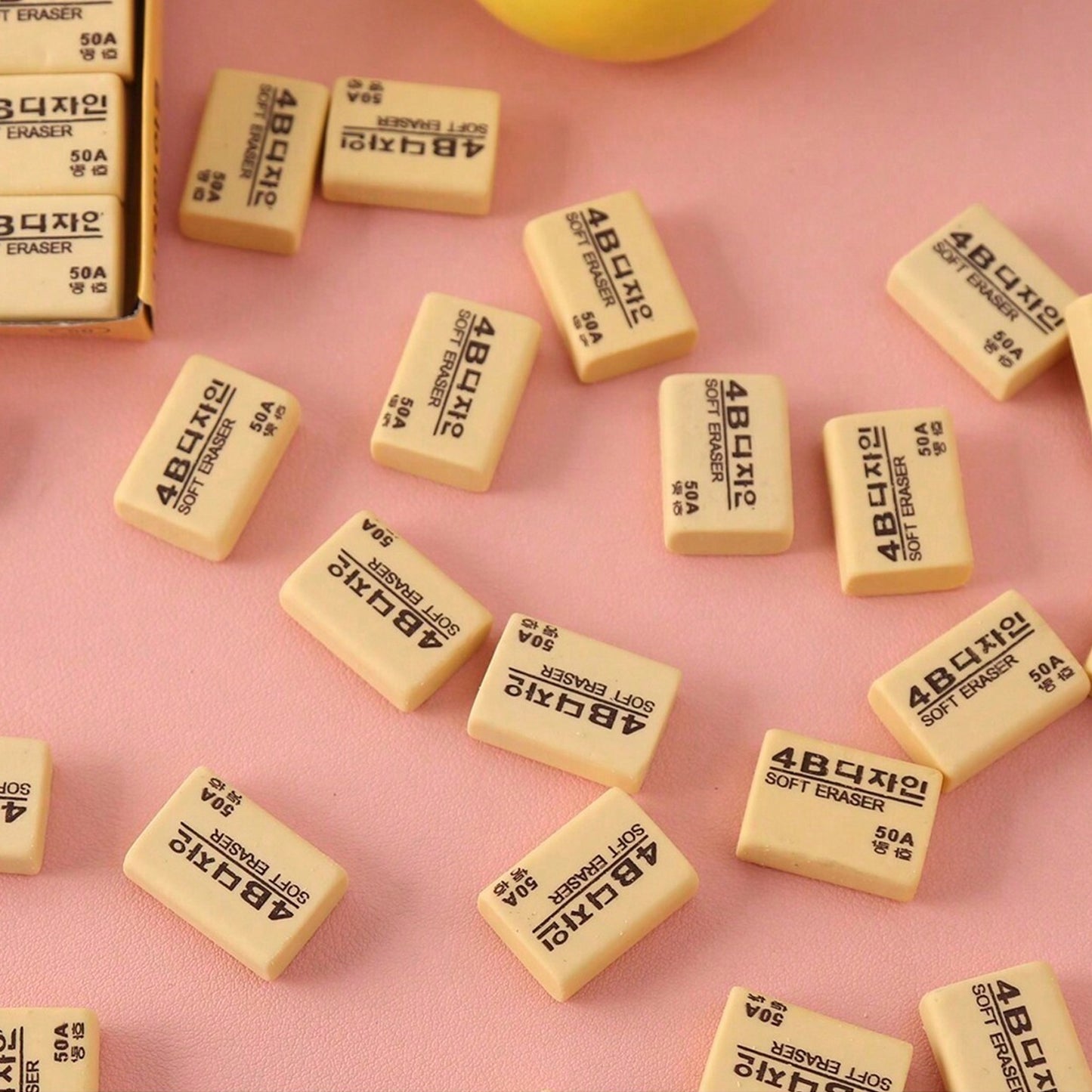 4b yellow Erasers 30 Pack