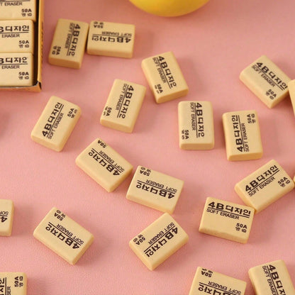 4b yellow Erasers 30 Pack