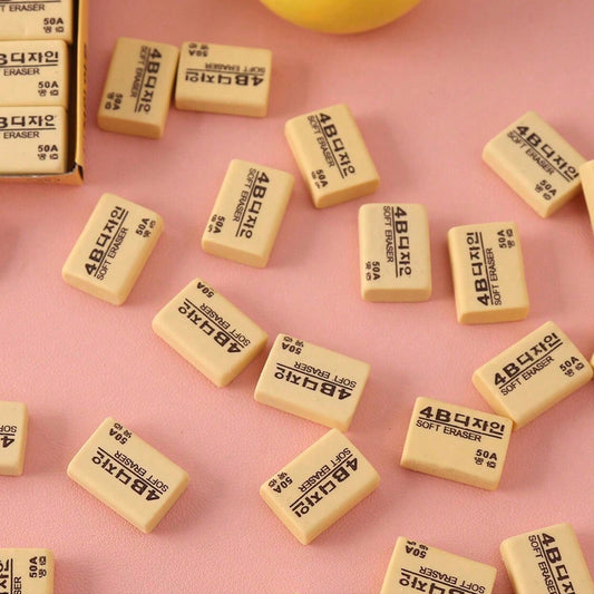 4b yellow Erasers 30 Pack