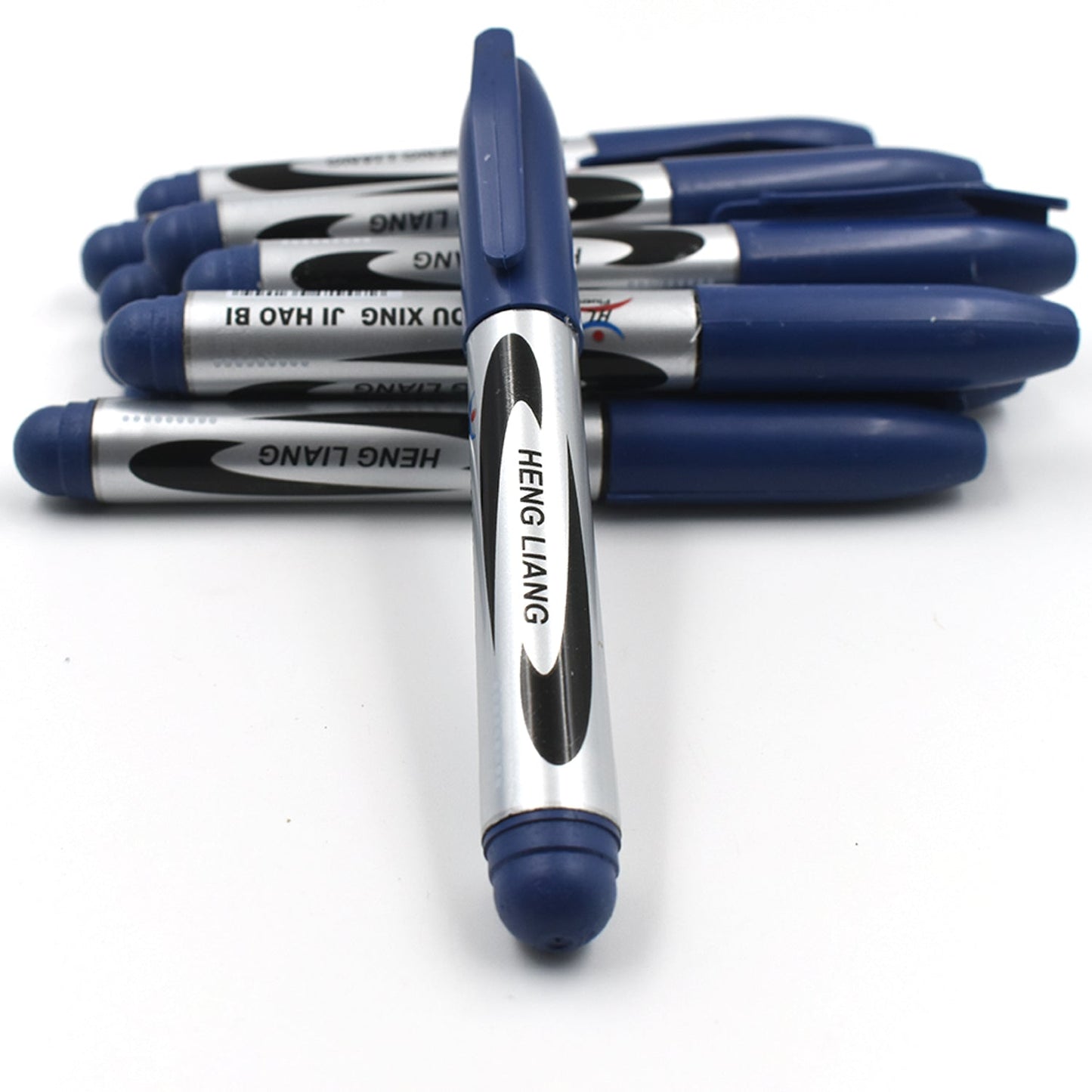 10pc Blue Marker And Pen Used In Studies And Teaching White Boards