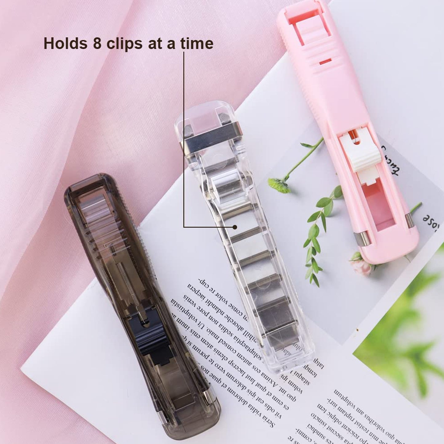 Portable Paper Clamp Clip Dispenser Handheld