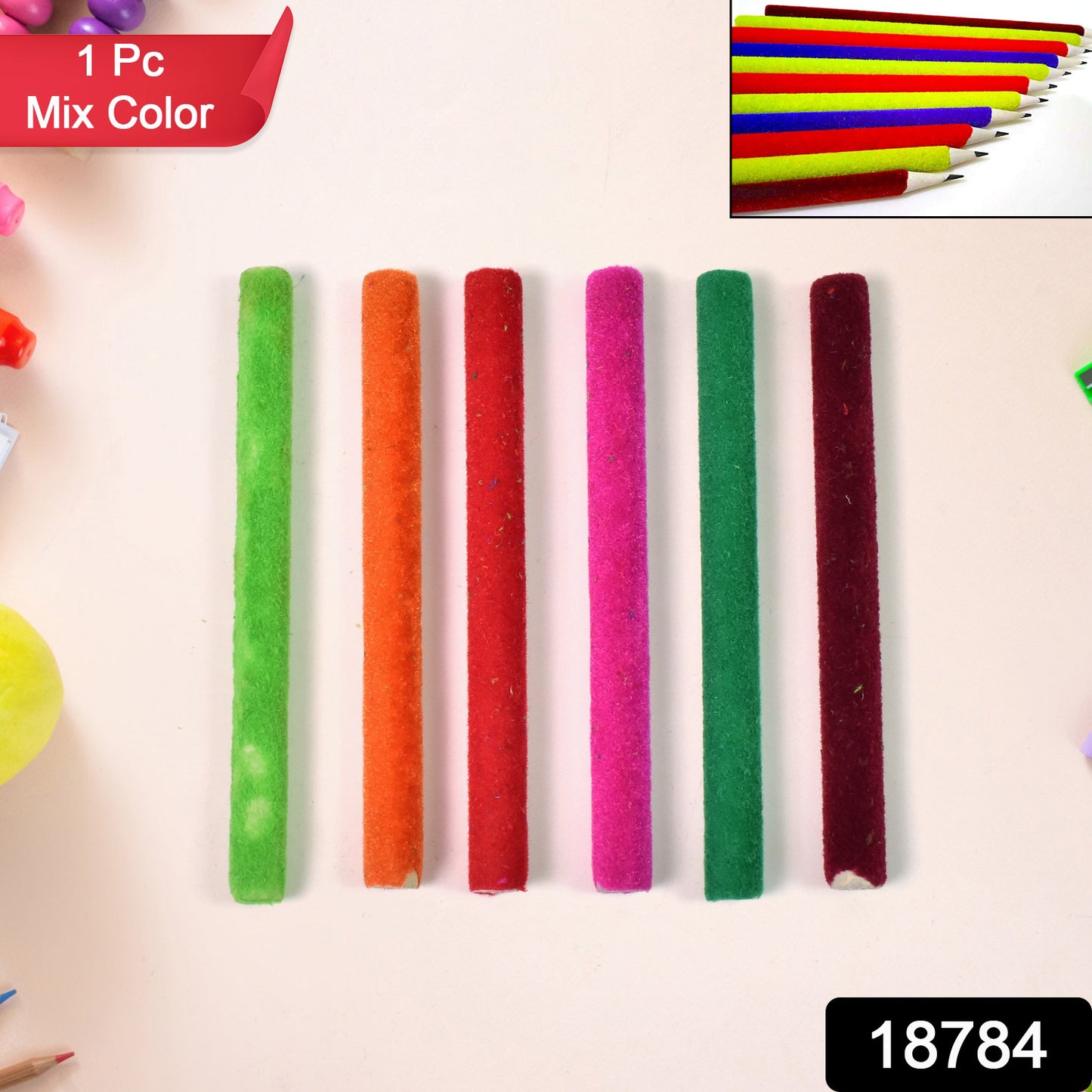 Small Velvet Pencil set (1 Pc)