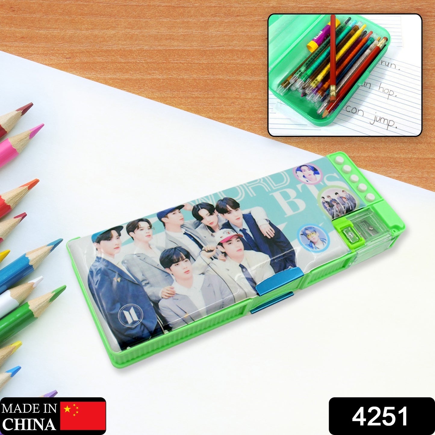 Multipurpose Compass Box Pencil Box With 2 Compartments