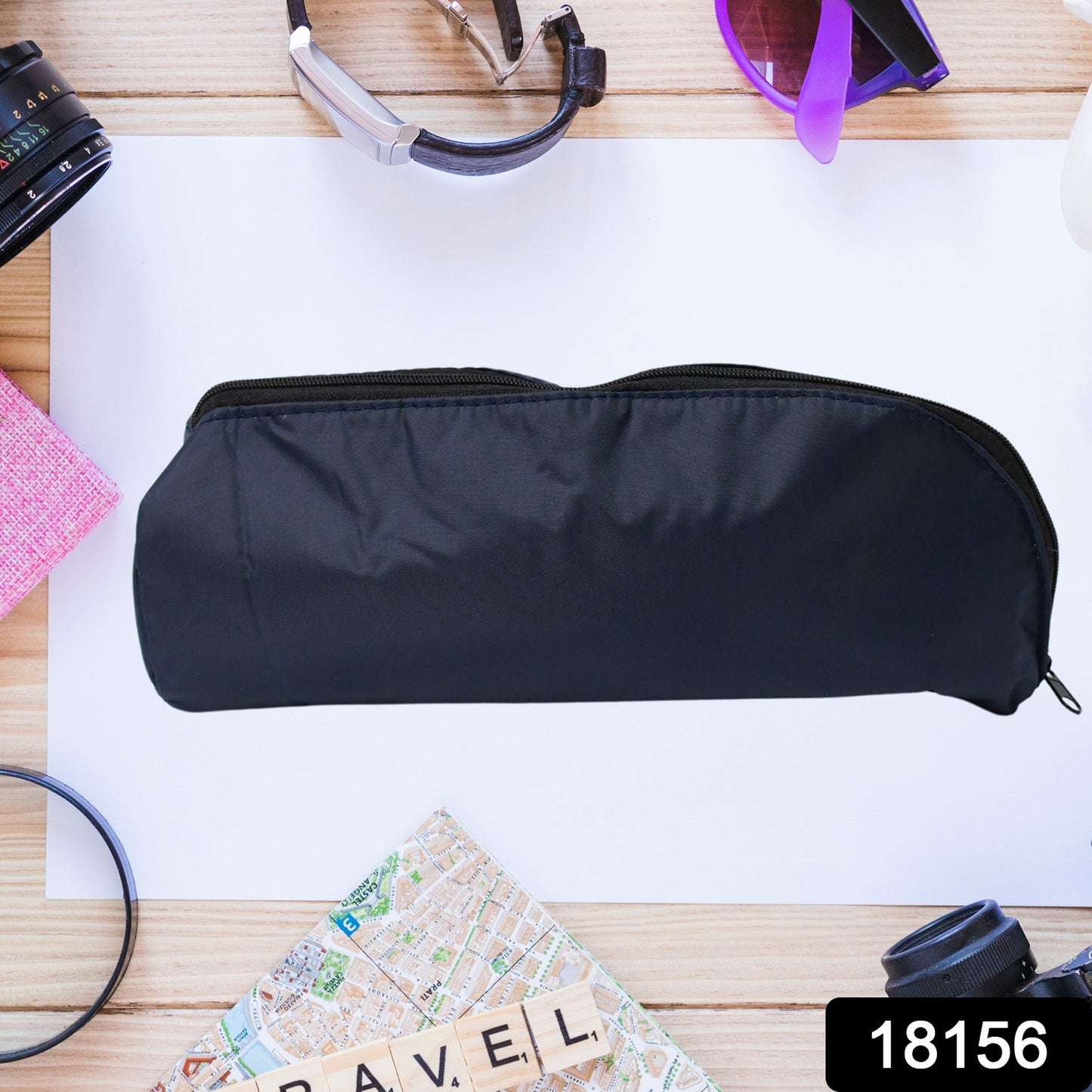 Multipurpose Washable Pouch Pen Pencil Stationary Case (1 Pc)