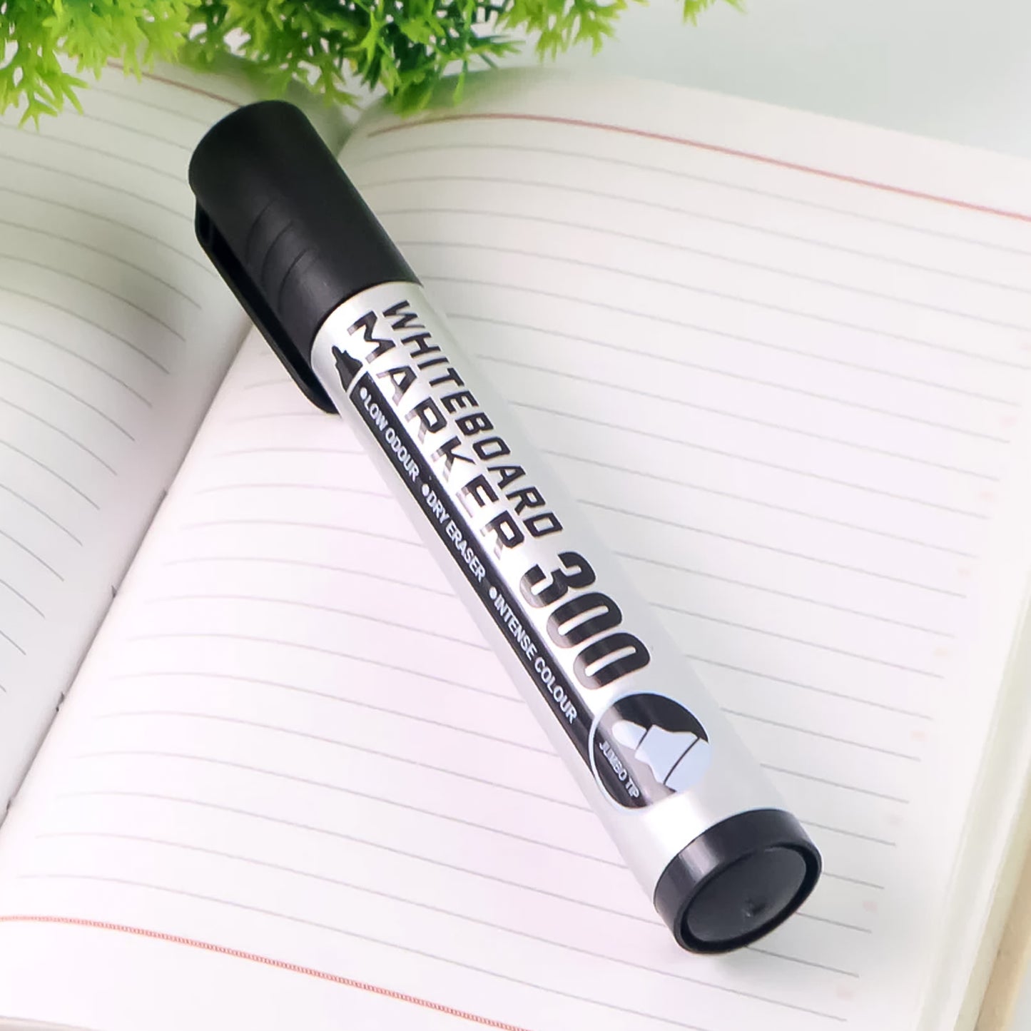 Premium Permanent Black Marker Pen Set (6 Pcs Set)