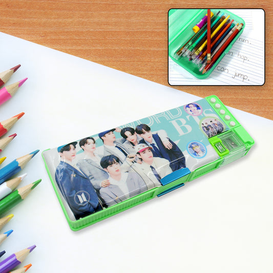 Multipurpose Compass Box Pencil Box With 2 Compartments