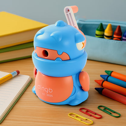 Sharpener For Pencil With Removable Tray Hardiness Steel Cutter Kids