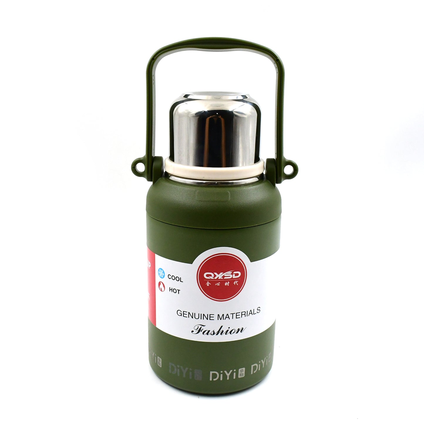 Stainless Steel Vacuum Insulated Water Bottle  Cup  Leak Proof Flask For Tea Coffee  Reusable Water Bottle With Hanging Strap  Bottle For Hot  Cold Drinks Wide Mouth Water Flask (900 Ml  Mix Color)