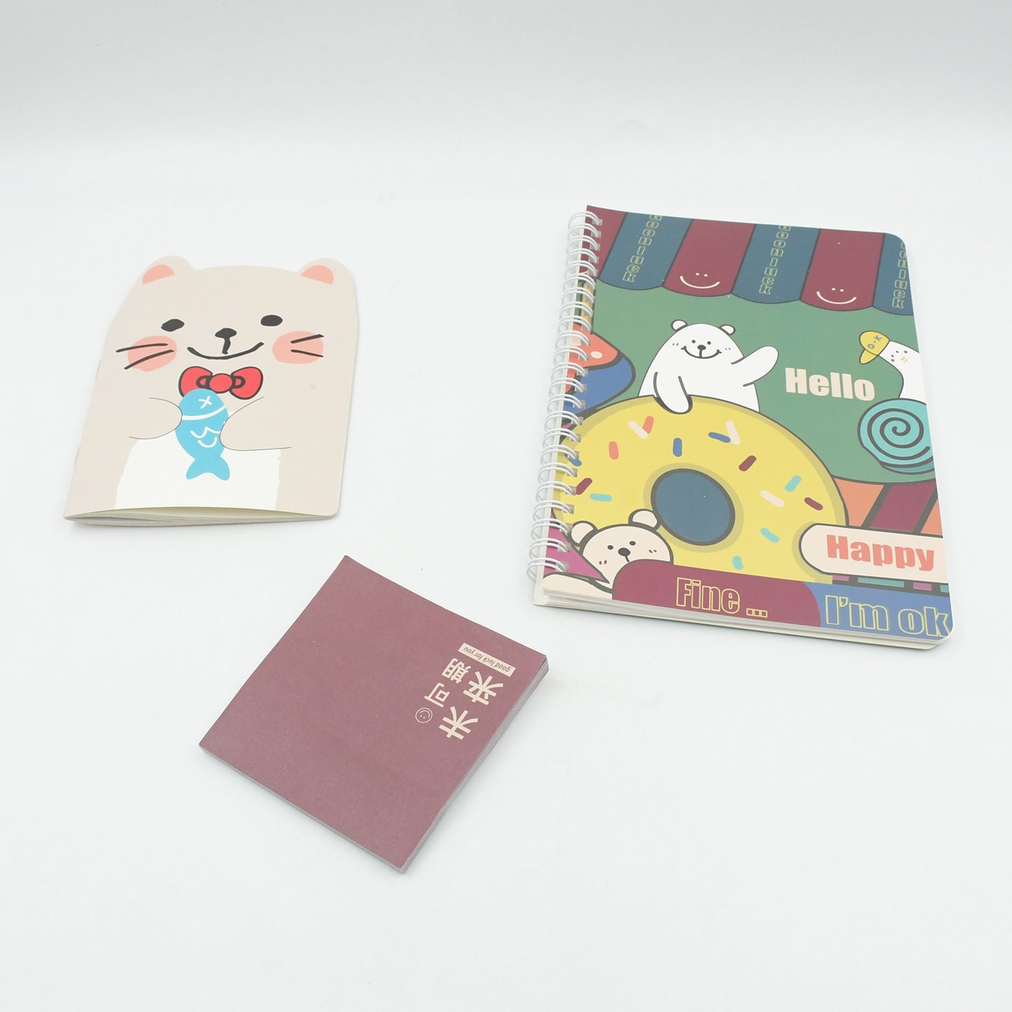 Stationery Kit school Box Book Diary Pen Eraser Sharpner Sticker Pen