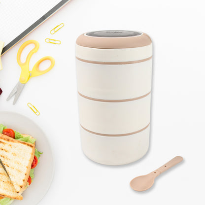 Ganesh Smart Lunch Box Stainless Steel Airtight Leak-prook