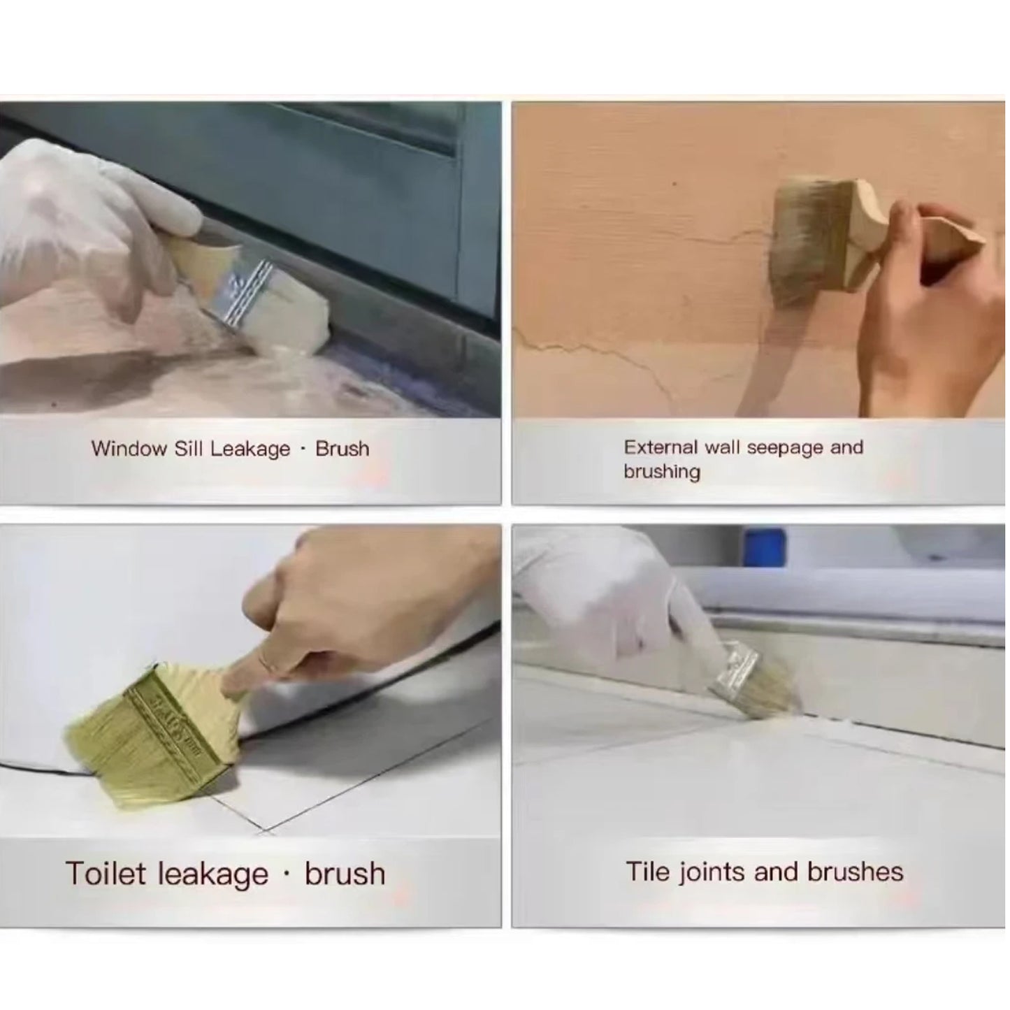 Transparent Waterproof Glue Without Brush (300g)