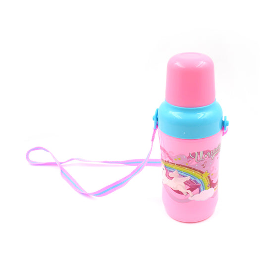 Plastic Sports Insulated Water Bottle With Straw (500ml)