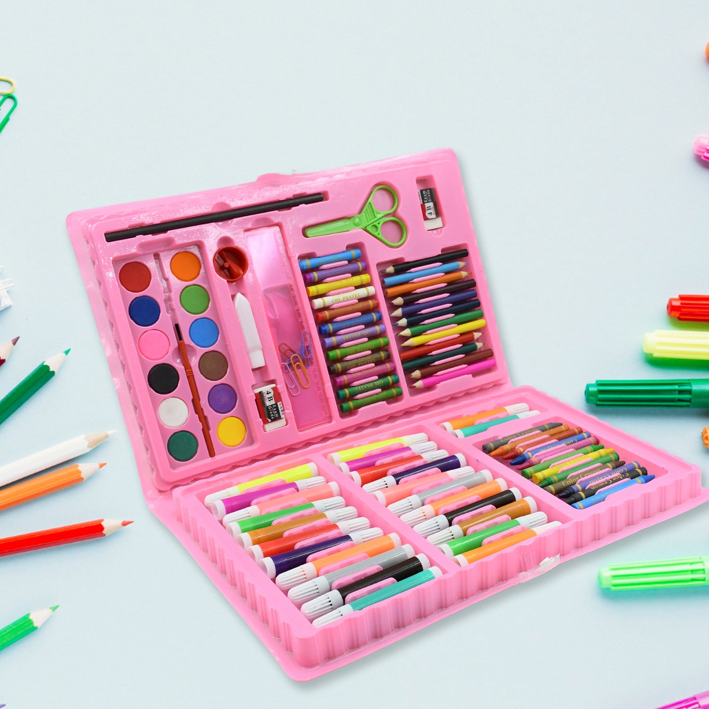 Art Set Kids Art Supplies Coloring Case Kit Painting  Drawing Sets For Kids Boys Girls (86 Pcs Set)