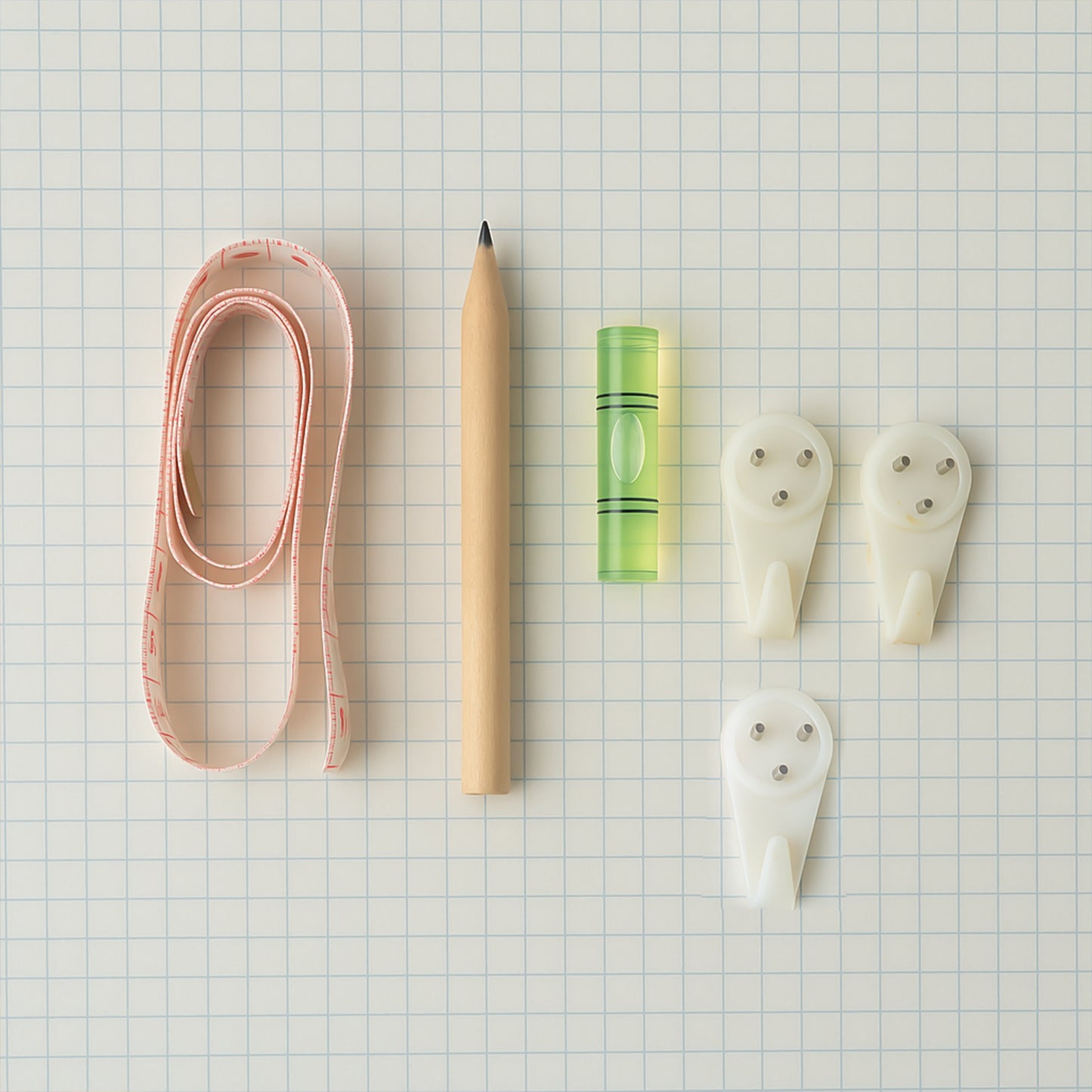 6-in-1 Wall Hanging  Measurement Tool Kit