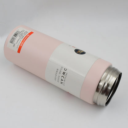 Steel Water Bottle With Glass Lid for kids (350 Ml)