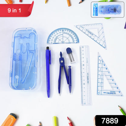 Complete Student Geometry Box Set (9 In 1  1 Set)
